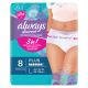 Always Discreet Super Plus Womens Underwear Incontinence Pants Large 95-125cm AU:16-22cm 8 Drops