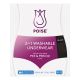 Poise Washable Underwear 2in1 Pee & Period Briefs Female 10-12 Waist 71-76cm 60ml Black 91950