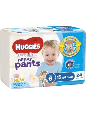 Ultra-Dry Junior Nappy Pants For Girls 15kg&over Delivered